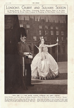 1938 Gilbert and Sullivan Seaso at the Scala in The Sphere