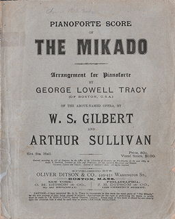 Pianoforte Score for Mikado