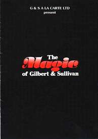 Magic of Gilbert and Sullivan programme