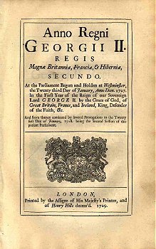 George II Act