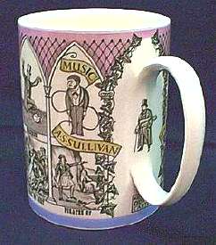 Wedgewood D'Oyly Carte Gilbert and Sullivan mug