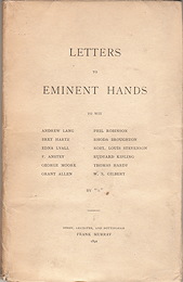 Letter to Eminent Hands