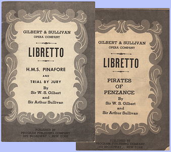 Pirates of Penzance and  H.M.S. Pinafore/Trial by Jury
