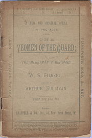 Yeomen of the Guard libretto