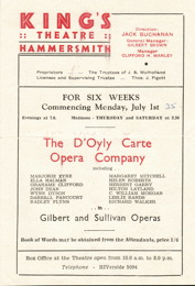 1946 King's Theatre programmes