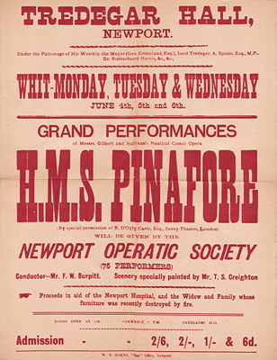 Pinafore poster