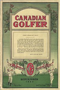 Canadian Golfer magazine